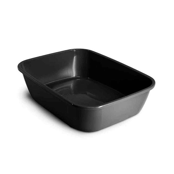 CAIXA AREIA HIGIENICA WC GATOS CAT LIGHT - PRETO