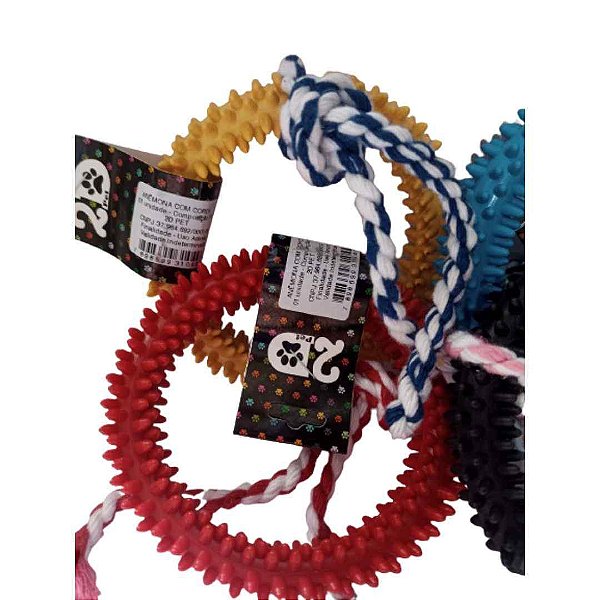 KIT 2 UNID BRINQUEDO ANEMONA COM CORDA