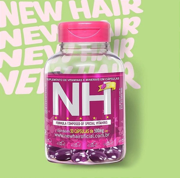 NH ( New Hair ) - 30 cápsulas