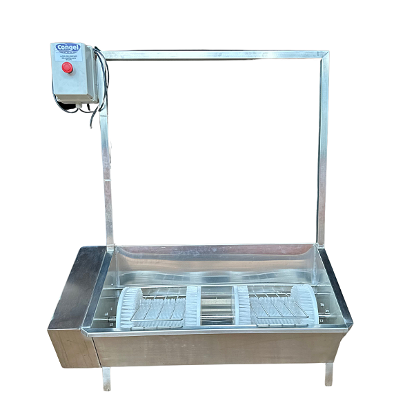 Lavador de Botas c/ 2 Roletes - Inox