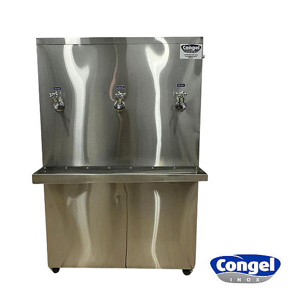 Bebedouro de Coluna 100 litros - Inox