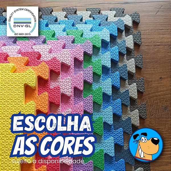 Tatame Eva infantil PREMIUM 32 tapetes 50cm X 50cm X 1cm de espessura + 2 bordas de acabamento  por peça