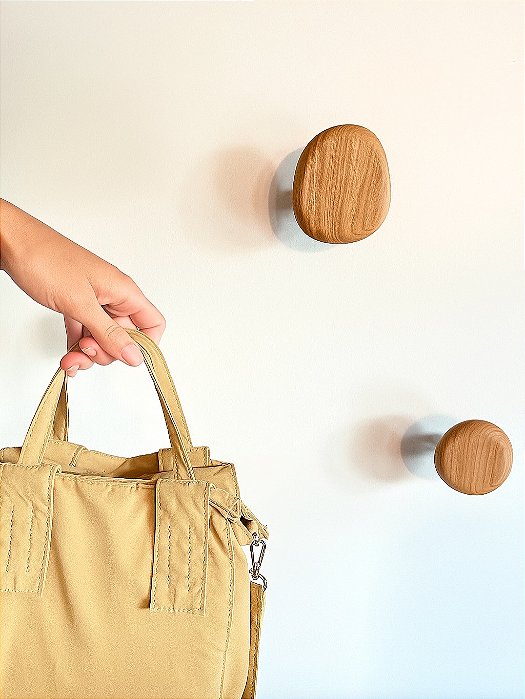 Conjunto Ganchos Orgânicos 3 Pçs (1p+1m+1g)