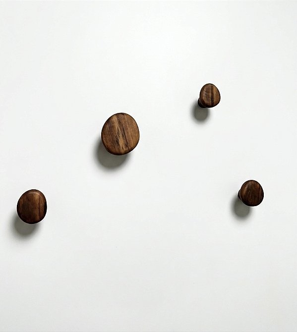 Conjunto Cabideiros Seixos (4 Pçs)