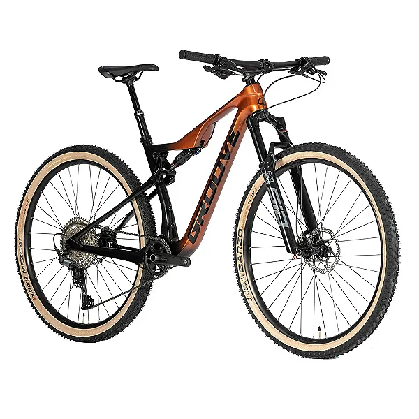 Bicicleta Groove Slap 7 Full Carbon Aro 29 12V Deore 2023 Bronze