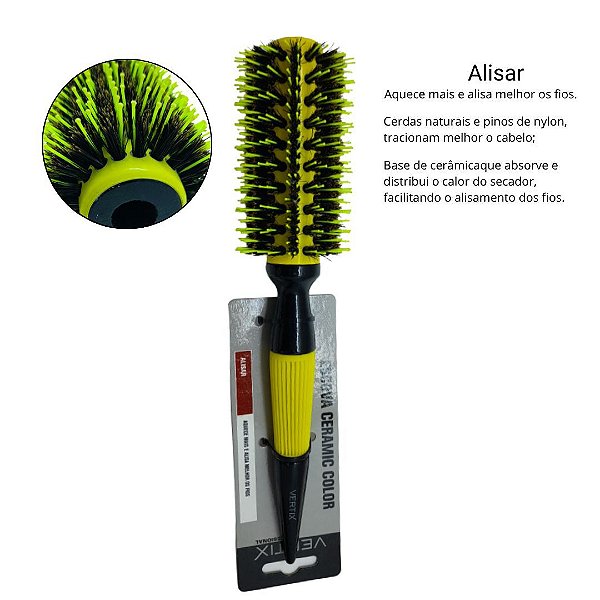 Escova Ceramic Color 27mm Vertix