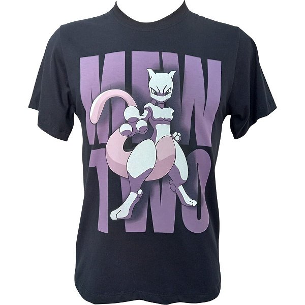 Camiseta Meia Manga PC Mewtwo PT