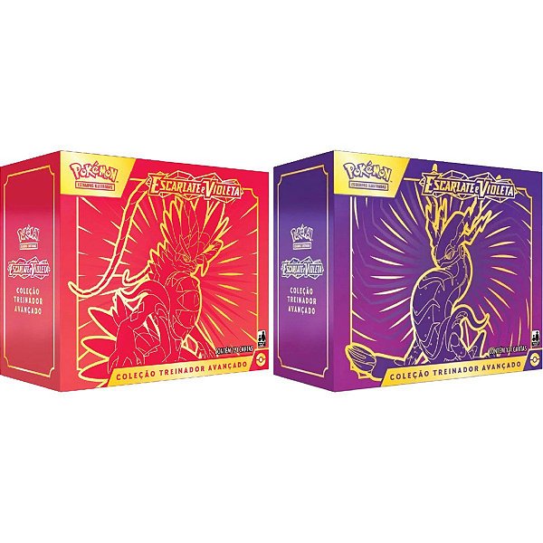 Pokemon Box Treinador Avancado EV1 Koraidon e Miraidon Copag