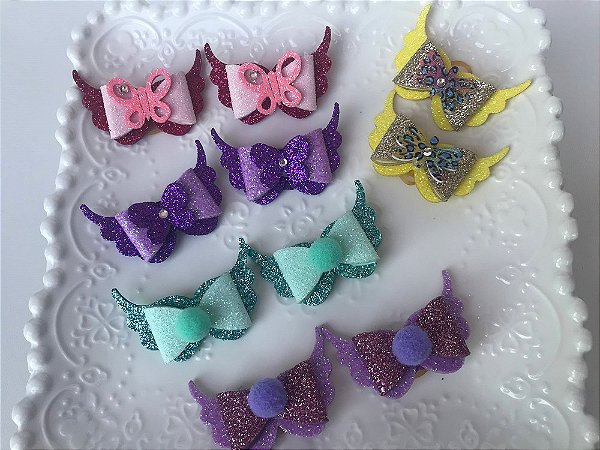 Laço borboleta Luly com 10 und, tam. M