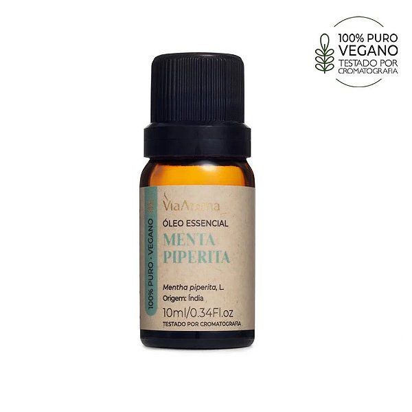Óleo Essencial Menta Piperita 10ml - Via Aroma