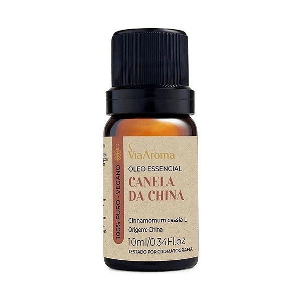 Óleo Essencial Canela da China 10ml - Via Aroma