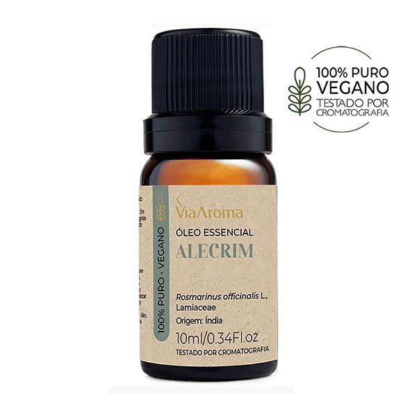 Óleo essencial Alecrim 10ml - Via Aroma