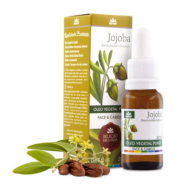 Óleo Vegetal de Jojoba 20ml (seleção exclusiva) - WNF