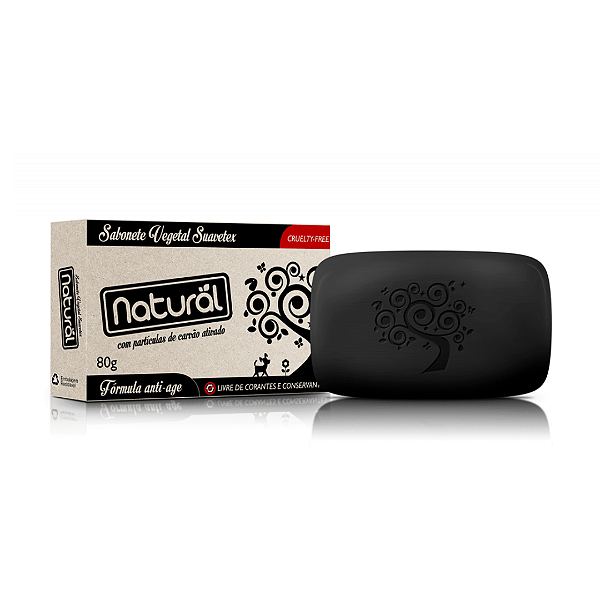 Sabonete em Barra Natural rosto e corpo 80g - Orgânico Natural