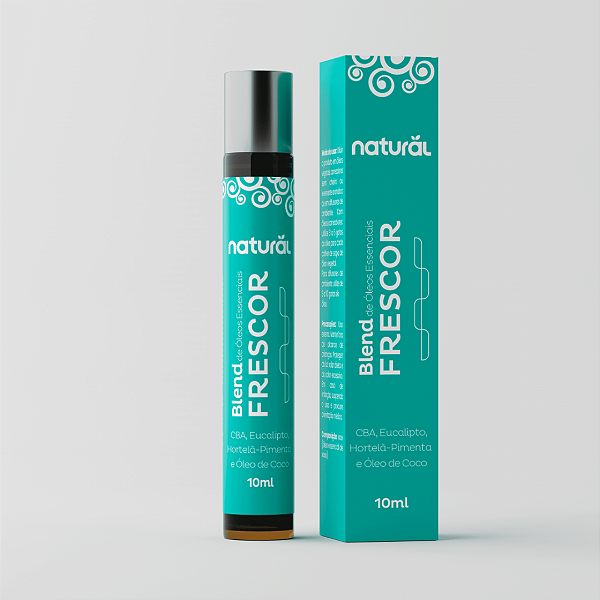 Blend roll on de óleos frescor natural 10ml - Orgânico Natural