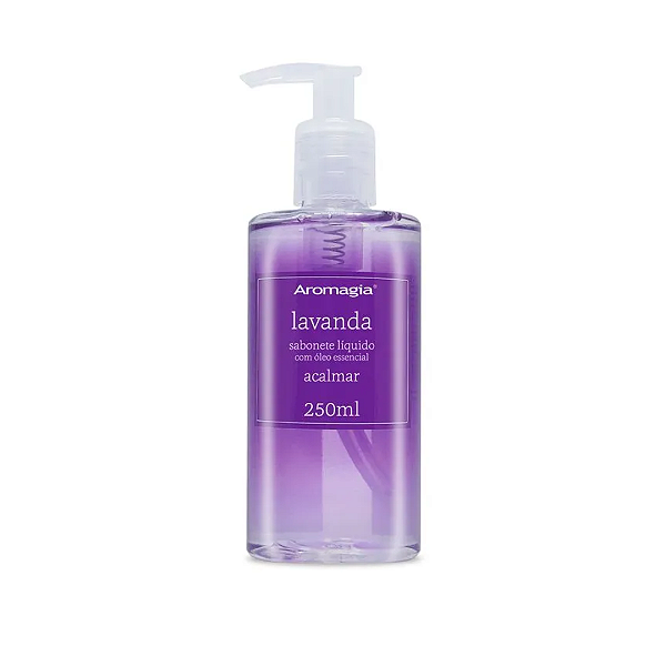 Sabonete líquido com óleo essencial de lavanda 250ml - Aromagia (WNF)