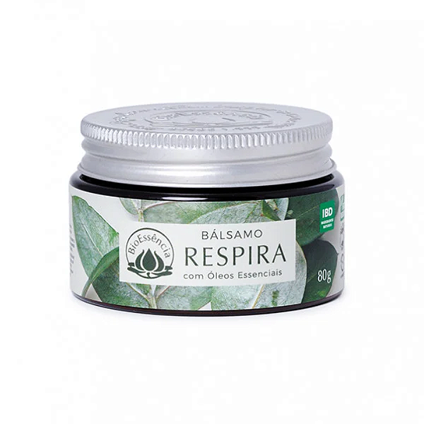 Bálsamo respira com óleos essenciais 80g - Bioessência