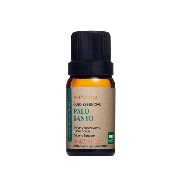 Óleo essencial palo santo 5ml - Via Aroma