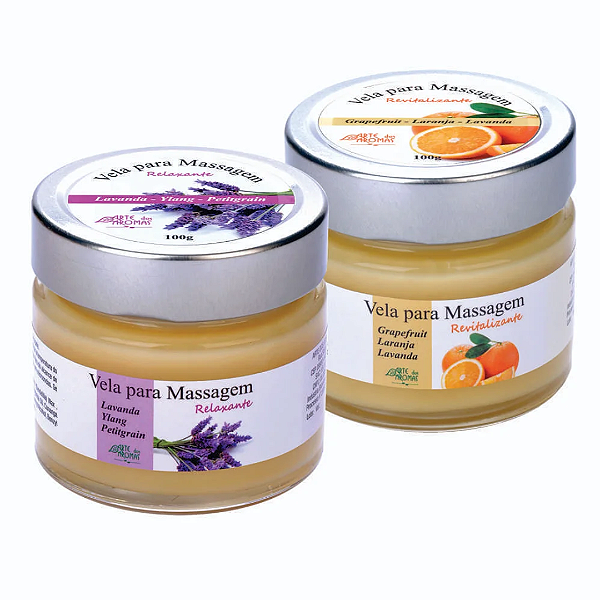 Vela para massagem 100g - Arte dos Aromas