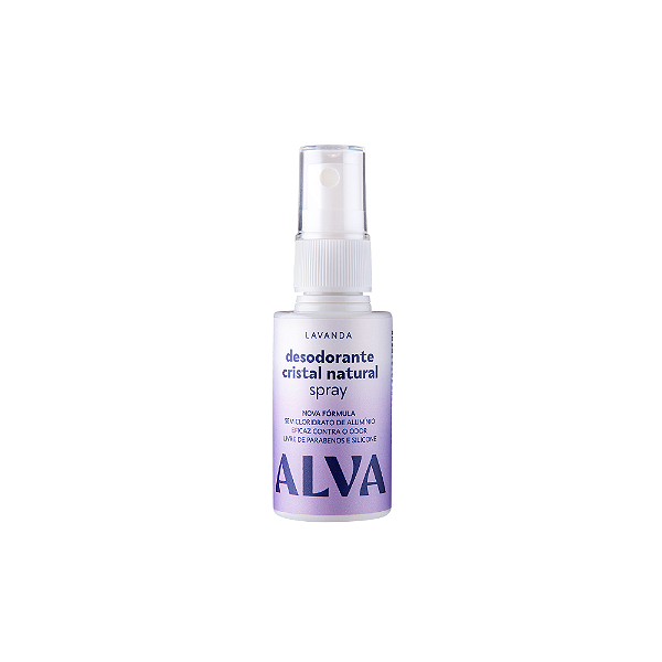 Desodorante spray cristal natural lavanda vegano 30ml - Alva