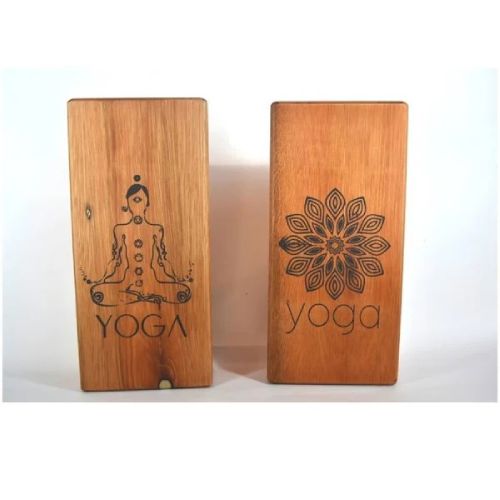 Bloco de Yoga de Madeira