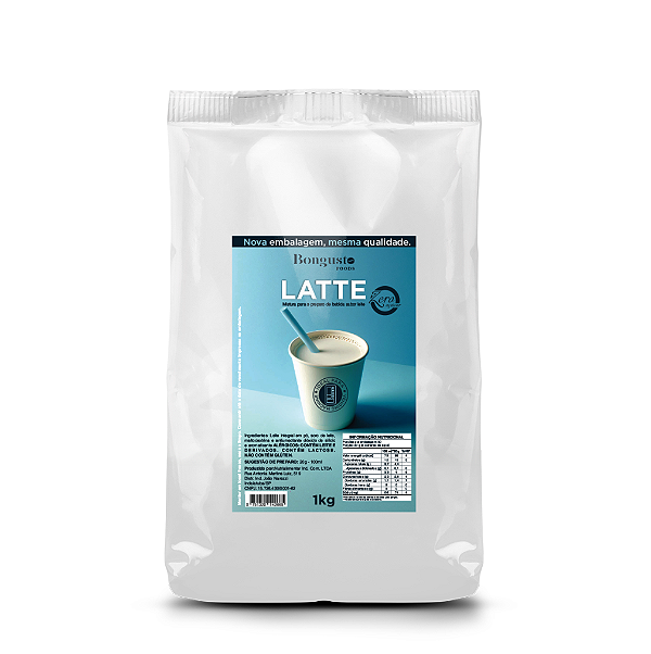 LATTE LÁCTEO ZERO AÇÚCAR VENDING BONGUSTO