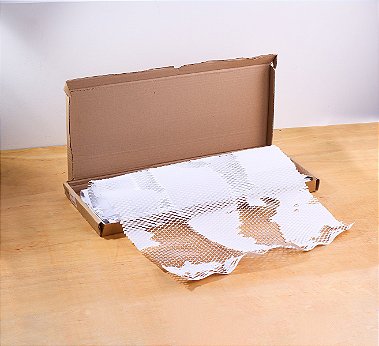 Papel Kraft Colmeia Buzz Branco 20 Folhas 50x50cm