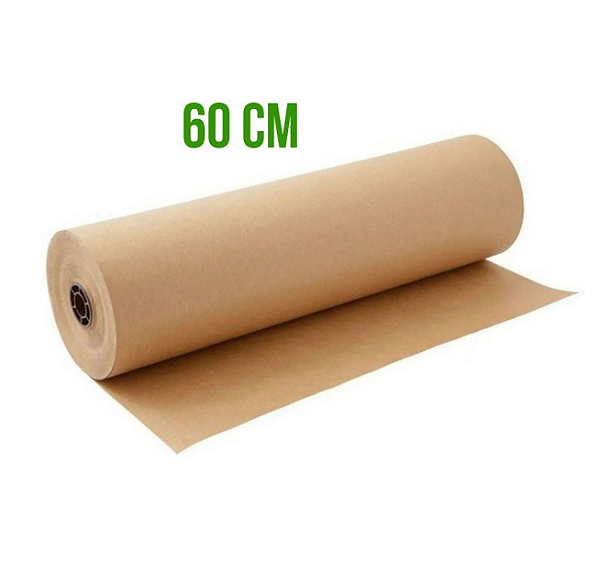 Bobina de Papel Semi Kraft 60cm x 100m