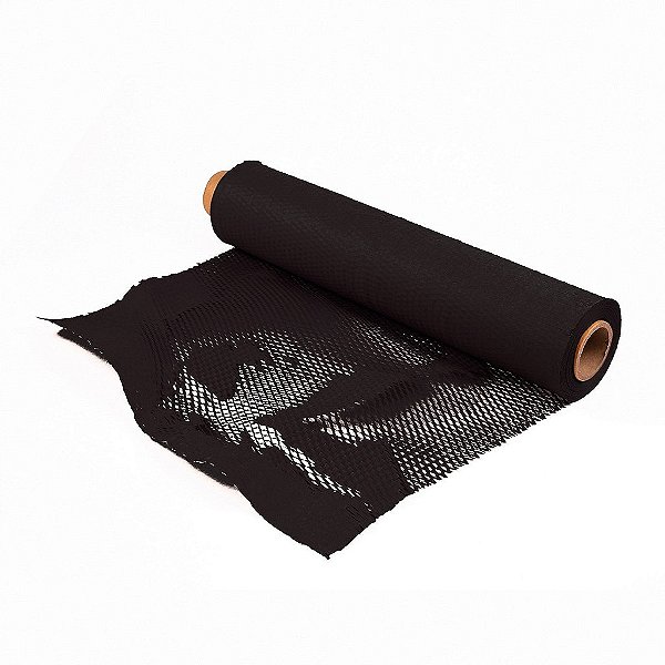 Papel Kraft Colmeia Buzz Preto 50cm x 100m rende 160m | REFIL