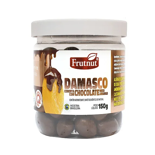 Pote de Damasco com Chocolate 150g Light Fit