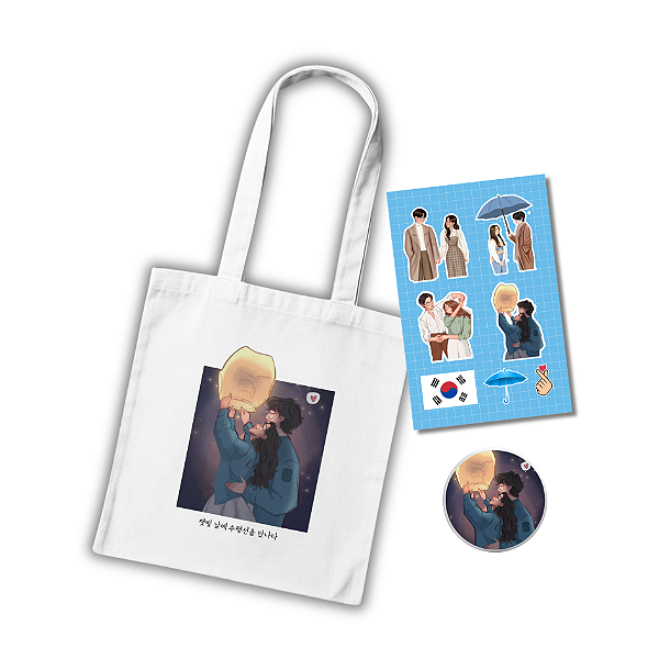 Kit Exclusivo - Ecobag Horizonte + Itens de papelaria (LIMITADO)