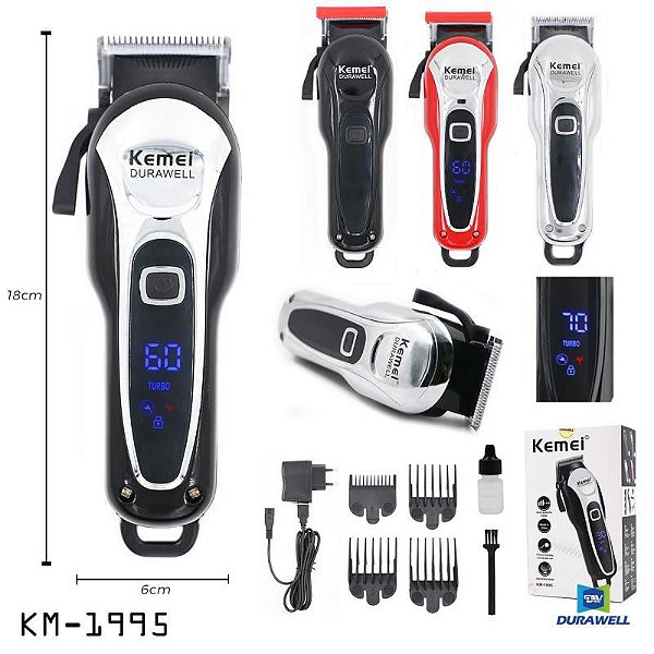 Cortador De Cabelo Kemei KM 1995 110/240V