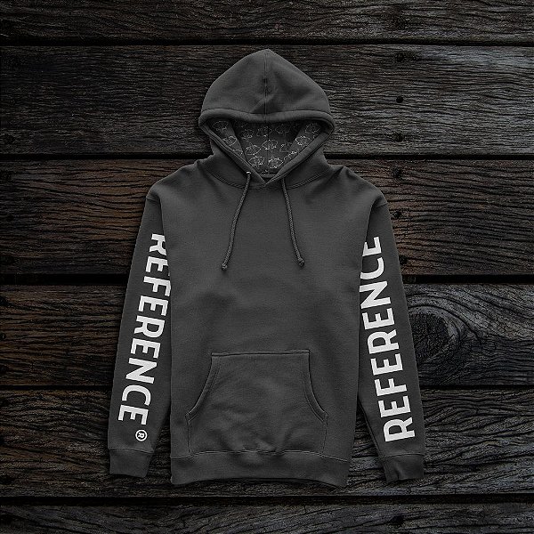 Moletom canguru preto REFERENCE