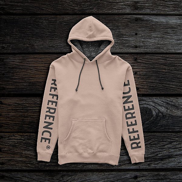 Moletom canguru bege REFERENCE