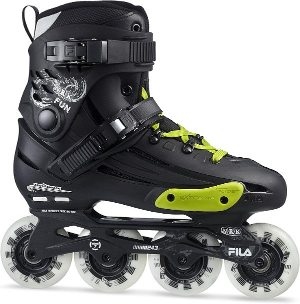 PATINS FILA NRK FUN BLACK/YELLOW/MAGENTA