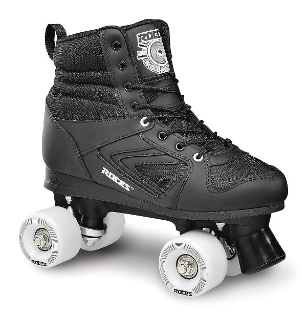 PATINS QUAD ROCES KOLOSSAL - PRETO E BRANCO