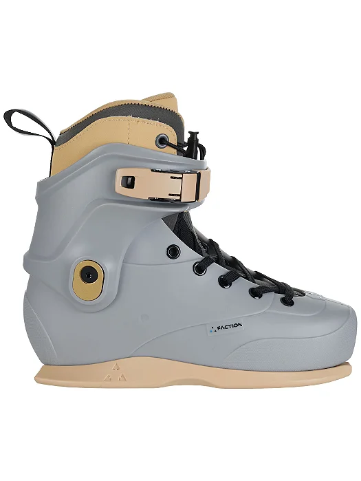 BOOT PATINS IN LINE FACTION PLASTIKS V1 - AREIA CINZA