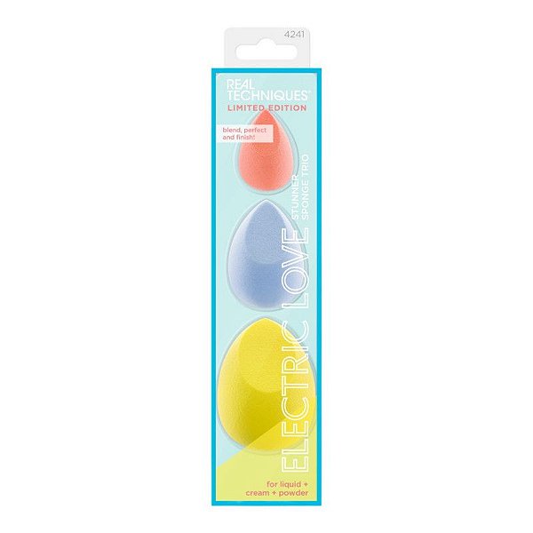 Real Techniques Victoria Lyn Beauty Sponge Blender Set Electric Love