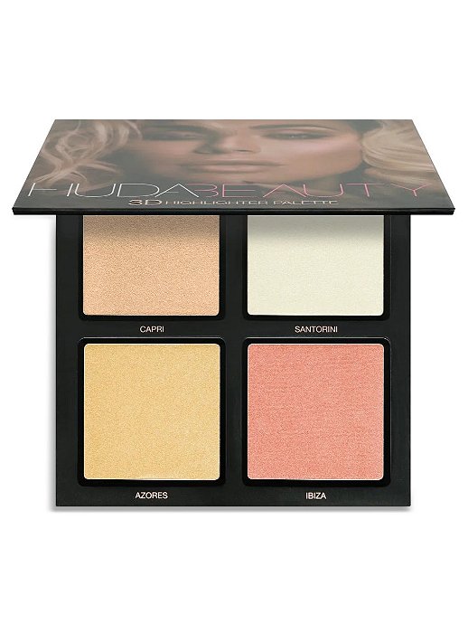 3D Cream and Powder Highlighter Palette Huda Beauty