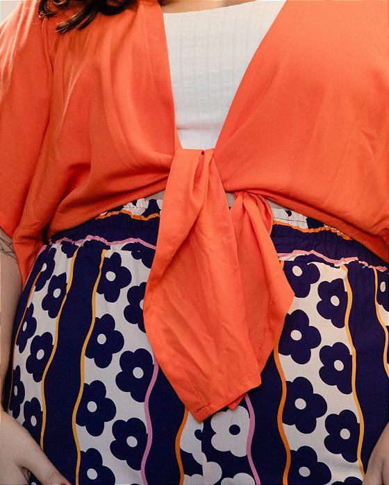 KIMONO MARIA BONITA LARANJA