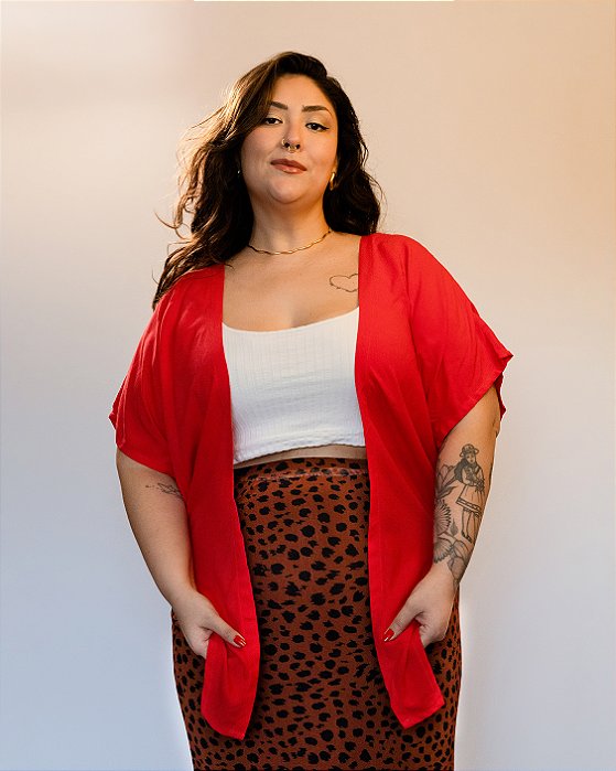 KIMONO MARIA BONITA VERMELHO