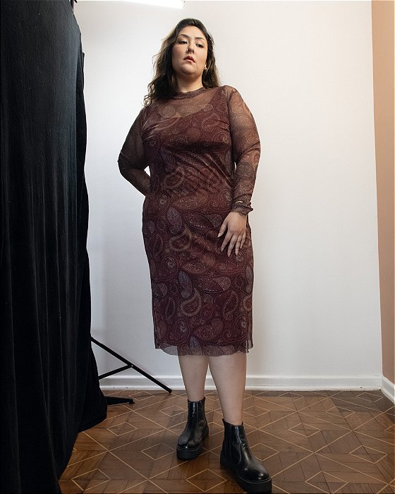 VESTIDO TULE | PAISLEY