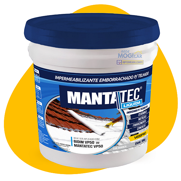 Manta Líquida Impermeabilizante P/ Telhados - Mantatec Telha