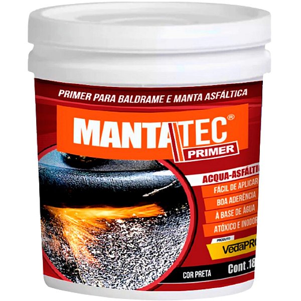 Primer P/ Manta Asfáltica | Laje Telhado Auto Adesiva - Mantatec Primer