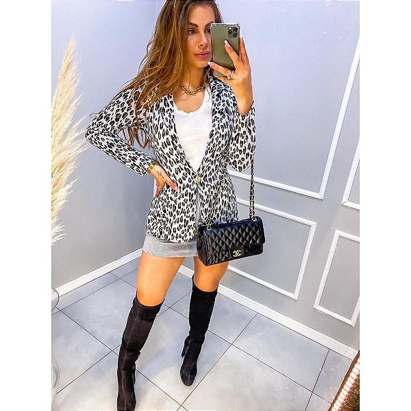 Blazer Animal Print