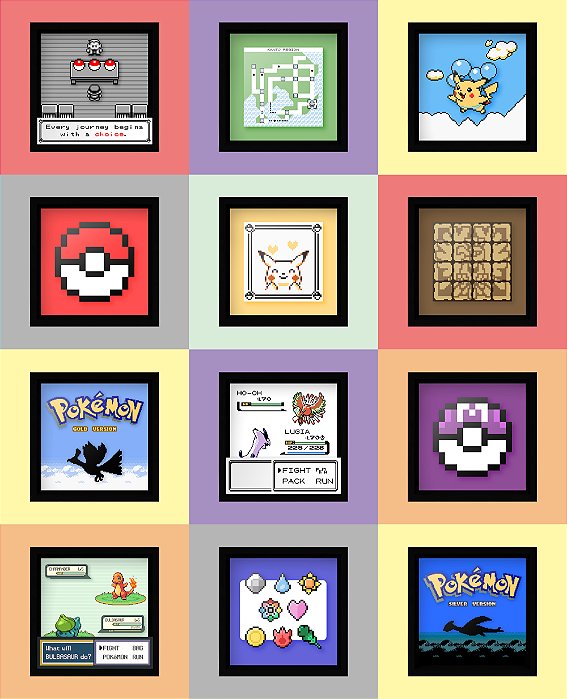 Kit de posters POKEMON YELLOW - Paper Lab