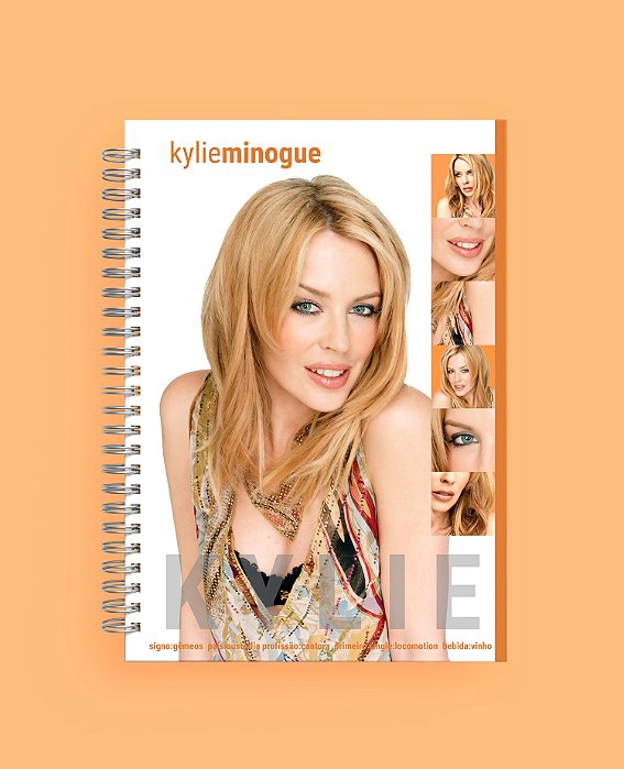 Caderno Retrô A5: Kylie Minogue