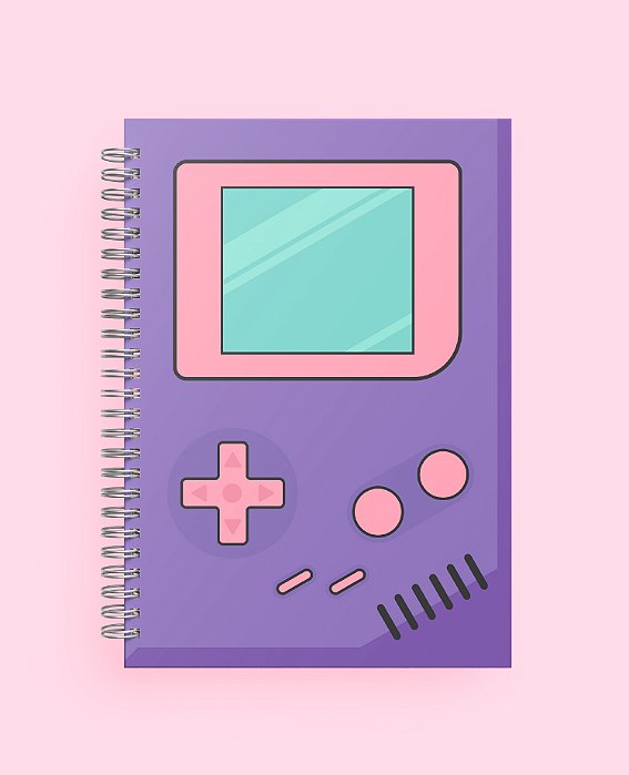 Caderno A5: Gameboy Purple