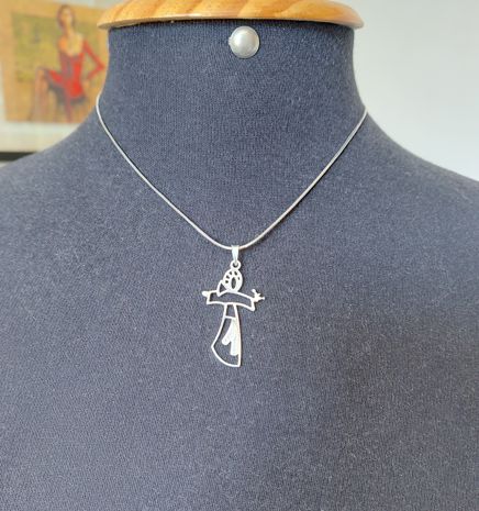 Colar São Francisco de Assis - Prata 925