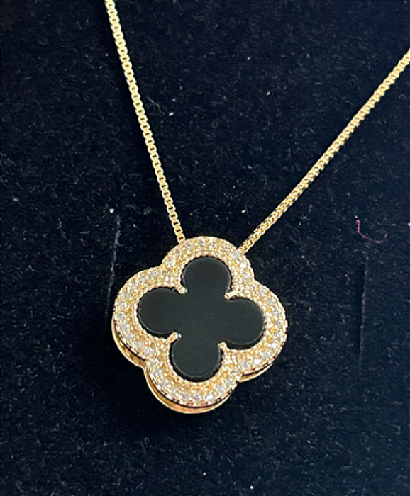 Colar Pure Alhambra - preto - MC